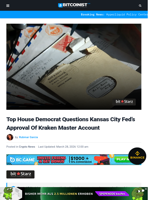 Kraken Master Account's Approval Question By House Democrat