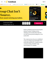 HBAR Edges 1.8% Higher to $0.1372 as Government Adoption Momentum Builds