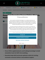 Gauntlet Founder Tarun Chitra Blends Math With DeFi - Crypto News Flash