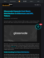 Glassnode Expands Cost Basis Distribution to Ethereum and SPL Tokens - Blockchain.News