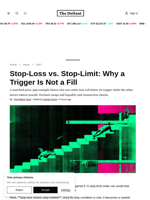 Stop-Loss vs. Stop-Limit: Why a Trigger Is Not a Fill | The Defiant
