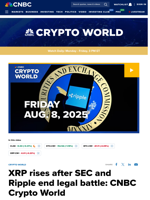XRP rises after SEC and Ripple end legal battle: CNBC Crypto World