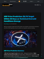 XRP Price Prediction: $2.70 Target Within 30 Days as Technical Oversold Conditions Emerge - Blockchain.News