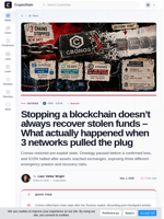 Blockchain halt comparison: Cronos, Ontology and ICON