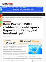 How Paxos’ USDH stablecoin could spark Hyperliquid’s biggest breakout yet - The Crypto News Wire