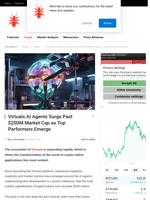 Virtuals AI Agents Surge Past $200M Market Cap as Top Performers Emerge - NullTX