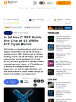 Is $4 Next? XRP Holds the Line at $3 While ETF Hype Builds – Markets and Prices Bitcoin News