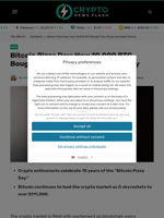 Bitcoin Pizza Day: How 10,000 BTC Bought Two Pizzas