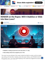 RENDER on the Ropes: Will It Stabilize or Slide into New Lows?