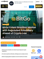 BitGo Enters Brazilian Market with Regulated Subsidiary Ahead of Crypto Law | Live Bitcoin News