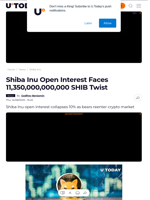 Shiba Inu Open Interest Faces 11,350,000,000,000 SHIB Twist - U.Today