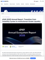 dYdX 2025 Annual Report: Transition from Volatility Cycles to Institutional-Grade Liquidity
