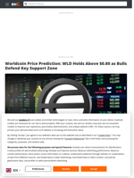 Worldcoin Price Prediction: WLD Holds Above $0.80 as Bulls Defend Key Support Zone - Brave New Coin