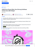 Is XLM’s 22% Rally This Month Threatened By Strong Outflows?