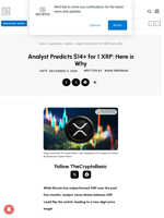 Analyst Predicts $14+ for 1 XRP: Here is Why