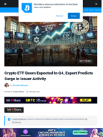 Crypto ETF Boom Expected In Q4, Expert Predicts Surge In Issuer Activity | Bitcoinist.com