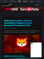 SHIB Price Prediction: Technical Consolidation Suggests Limited Movement Through April 2026 - Blockchain.News