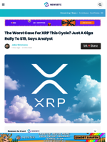 The Worst Case For XRP This Cycle? Just A Rally To $19: Analyst