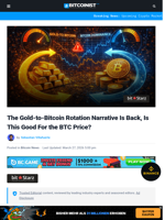The Gold-to-Bitcoin Rotation Narrative Is Back, Is This Good For the BTC Price? | Bitcoinist.com