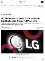 LG Electronics Teams With Arbitrum for Blockchain-Based Ad Platform - Decrypt