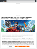 XRP Price Today: XRP Pulls Back After All-Time High—Accumulation Patterns Suggest Another Leg Up - Brave New Coin