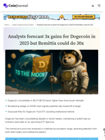 Analysts forecast 3x gains for Dogecoin in 2025 but Remittix could do 30x - CoinJournal
