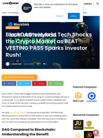 BlockDAG’s Hybrid Tech Shocks the Crypto Market as BEAT VESTING PASS Sparks Investor Rush! | Live Bitcoin News