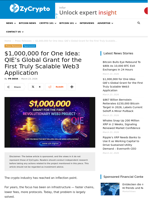 $1,000,000 for One Idea: QIE’s Global Grant for the First Truly Scalable Web3 Application