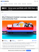 Why Pi Network Crashed Despite Founders’ Public Debut