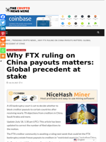 Why FTX ruling on China payouts matters: Global precedent at stake - The Crypto News Wire