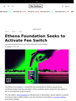 Ethena Foundation Seeks to Activate Fee Switch - 