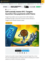 Tangem Pay Launches Virtual Visa Card For USDC Spending