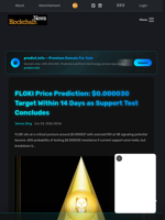 FLOKI Price Prediction: $0.000030 Target Within 14 Days as Support Test Concludes - Blockchain.News