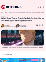 What Trump Crypto Wallet HODLs: Here's TRUMP Crypto Strategy