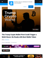 Trump Crypto Wallet Launching? Here's How Best Wallet Token Is a Better Alternative