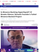 Is Binance Backing Hyperliquid? CZ Breaks Silence, Reveals Founder’s Failed Binance-Backed Project