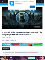 If You Hold Shiba Inu, You Should Be Aware Of This Bridge Exploit That Rocked Shibarium | Bitcoinist.com