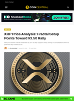 XRP price shows fractal similarities to 2017 as key supports hold, hinting at consolidation before a potential rally toward $3.50.