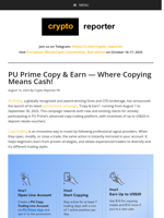 PU Prime Copy & Earn — Where Copying Means Cash!