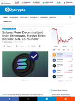 Solana More Decentralized than Ethereum, Maybe Even Bitcoin: SOL Co-founder ⋆ ZyCrypto
