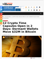 12 Crypto Time Capsules Open in 2 Days: Dormant Wallets Move $32M in Bitcoin - The Crypto News Wire