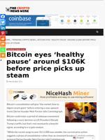 Bitcoin eyes ‘healthy pause’ around $106K before price picks up steam - The Crypto News Wire