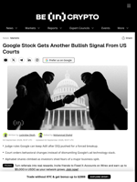 Google Stock Gets Another Bullish Signal From US Courts