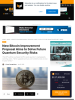 New Bitcoin Improvement Proposal Aims To Solve Future Quantum Security Risks