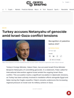 Turkey accuses Netanyahu of genocide amid Israel-Gaza conflict tensions
