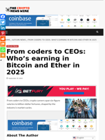 From coders to CEOs: Who’s earning in Bitcoin and Ether in 2025 - The Crypto News Wire