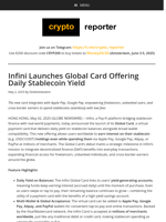 Infini Launches Global Card Offering Daily Stablecoin Yield