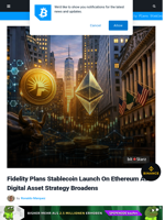 Fidelity Plans Stablecoin Launch On Ethereum As Digital Asset Strategy Broadens | Bitcoinist.com
