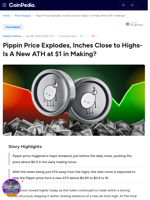 Pippin Price Explodes, Inches Close to Highs- Is A New ATH at $1 in Making?