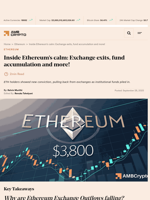 Inside Ethereum’s calm: Exchange exits, fund accumulation and more! - AMBCrypto